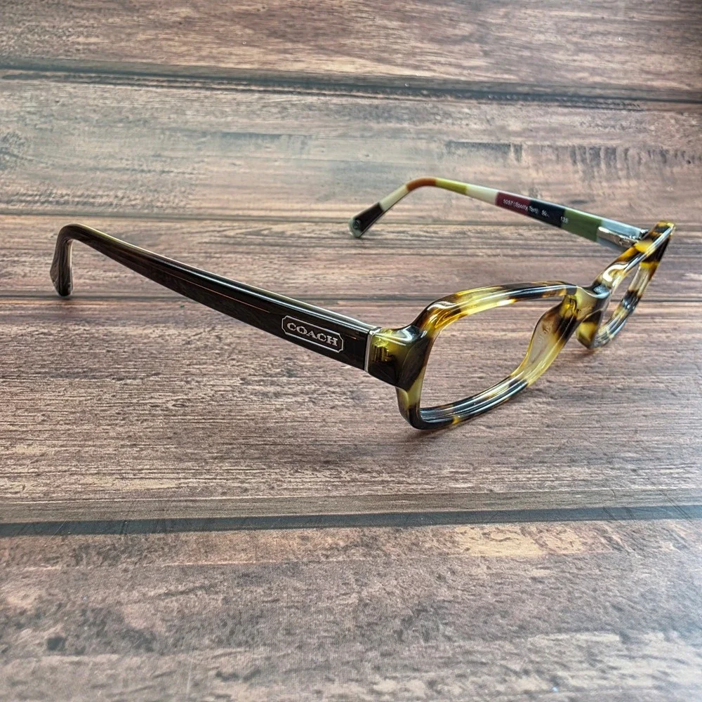Coach Quinn HC 6010 5057 Spotty Tortoise Eyeglass Frames Womens 50-16-135